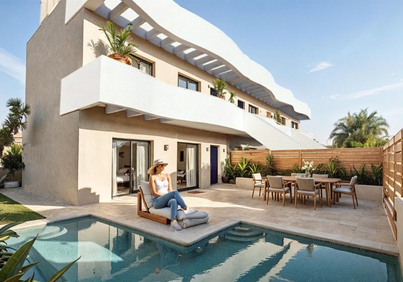 Bungalow -  Nouvelle construction - Pilar de la Horadada - parques de Andromeda